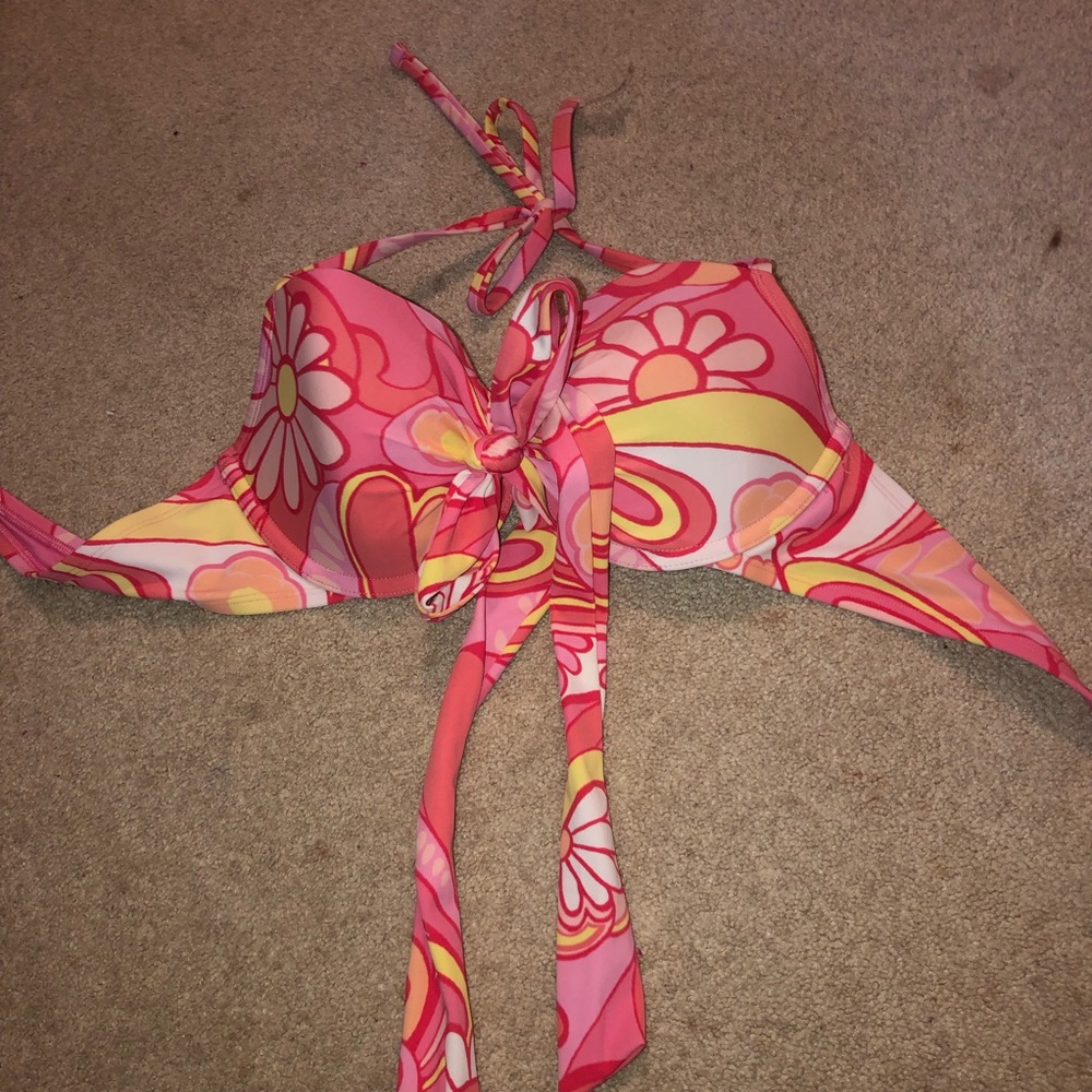floral bathing suit top bikini